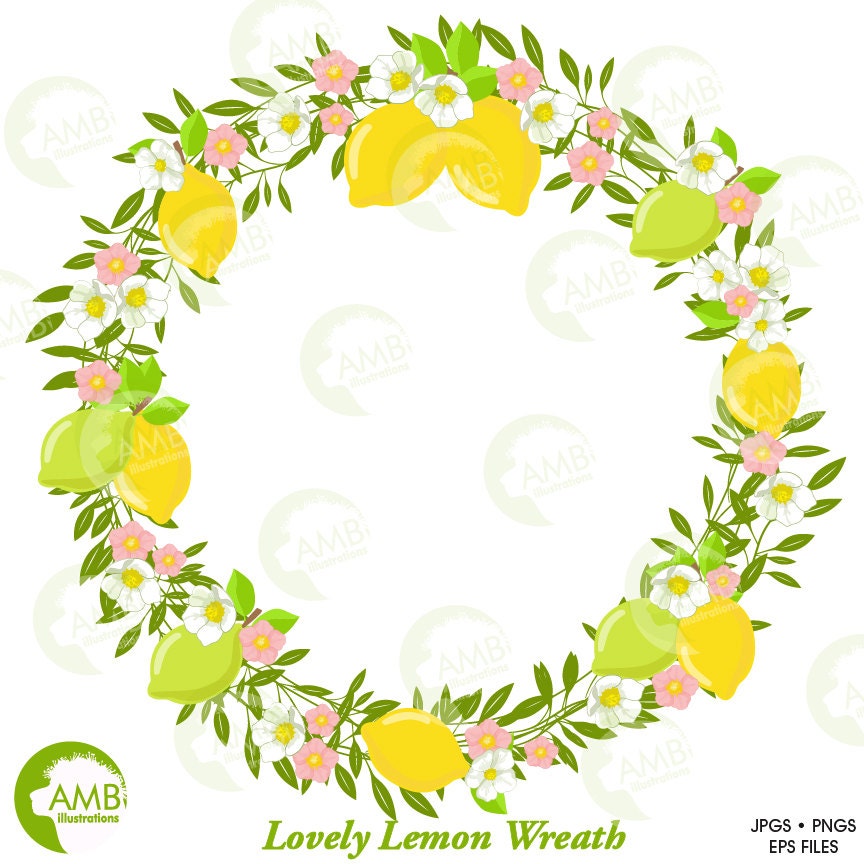 lemon leaves clipart - photo #26