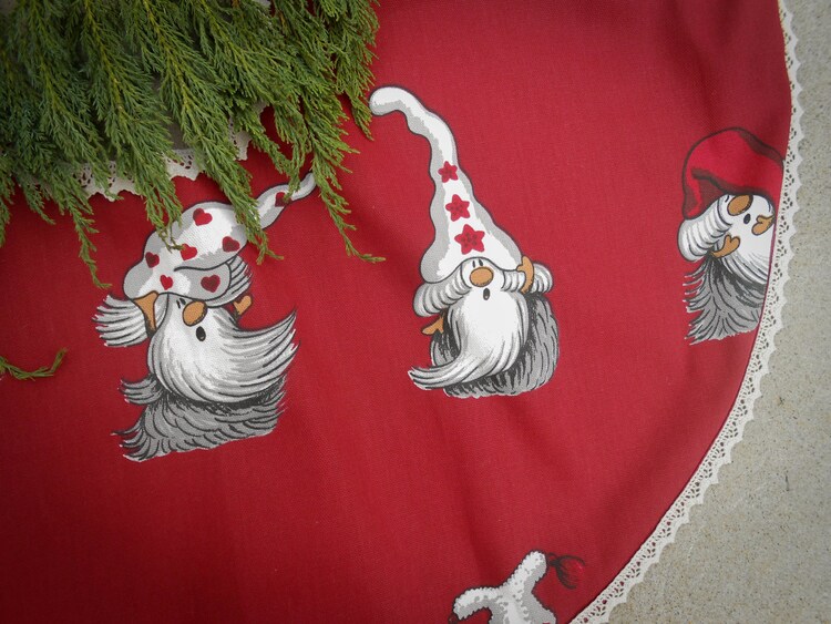 scandinavian christmas tree skirt gnome decor by vivicreative scandinavian christmas tree skirt gnome decor by vivicreative