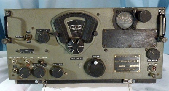 WW2 WWII US Army Air Force BC-348 Radio by DMZCollectibles on Etsy