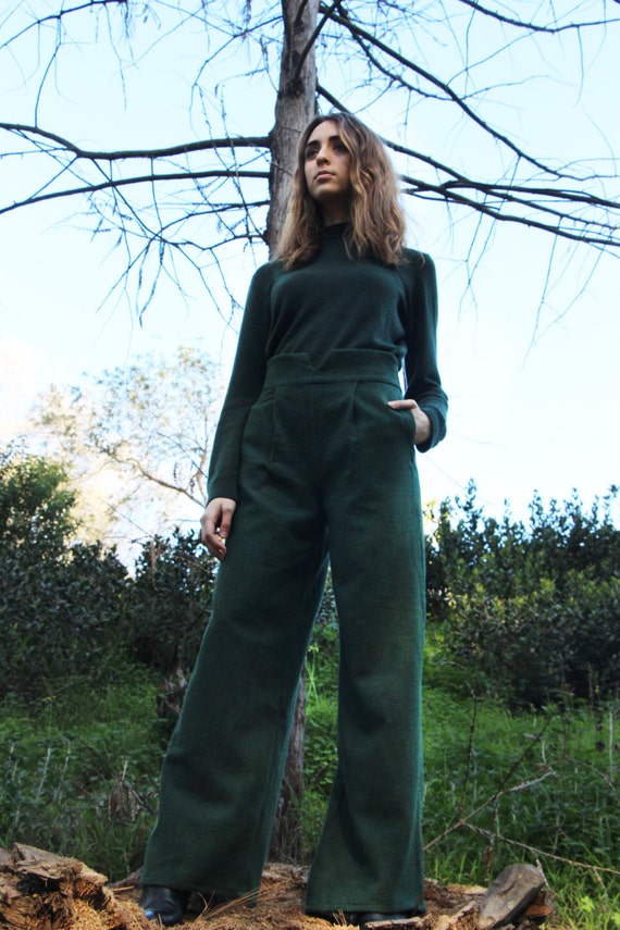 wool palazzo pants