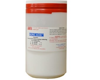 Boric Acid Powder Prevent Oxidation of Silver During Soldering SIZE (1 Lb) Wa 914-140