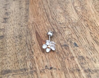 Daisy Tragus Piercing - Flower Tragus Stud Earring - Tragus Barbell - Daisy Tragus Earring - Daisy Flower Piercing - Helix Earring