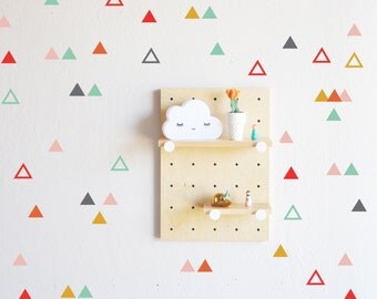 Wall Decal - Playful Triangle Combo - wall sticker room decor
