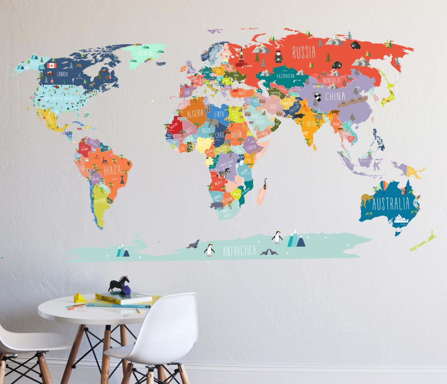 Etsy World Map