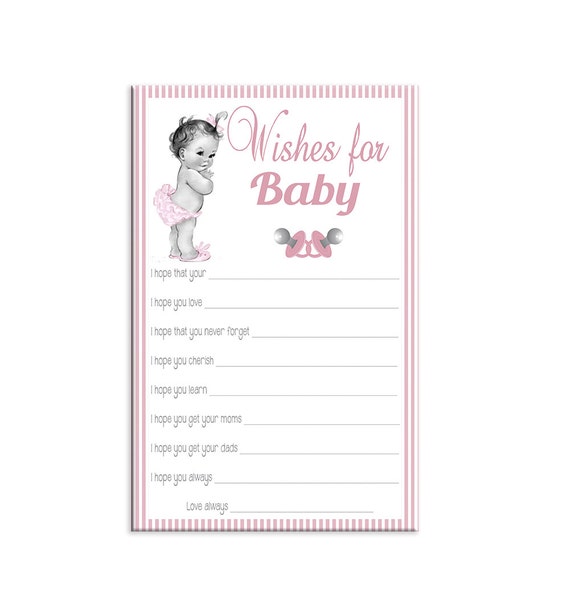 Printable Baby Shower Wishes For Baby