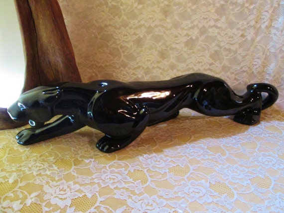 porcelain jaguar figurine