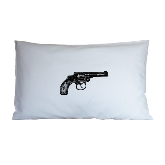 Gun pillow case cushion bedding pillow cover