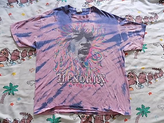 jimi hendrix tie dye t shirt