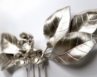 Silver handmade headpiece made in Spain - silver headdress handmade in Spain