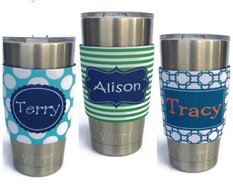 Monogram Yeti Decal | Custom Design | Yeti Decal | 20oz/30oz/18oz
