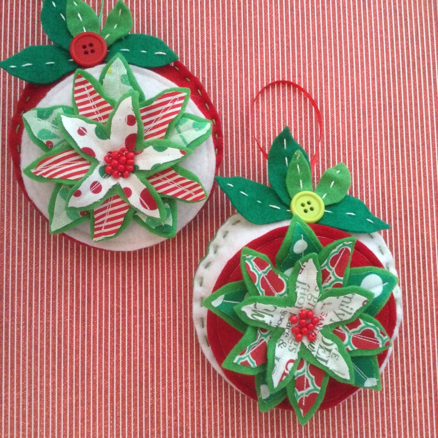 poinsettia christmas ornaments felt poinsettia ornaments poinsettia christmas ornaments felt poinsettia ornaments
