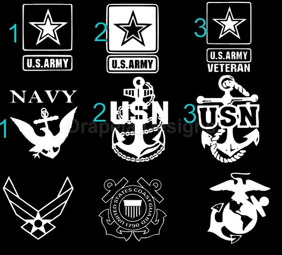 Military Decals Vinyl F82