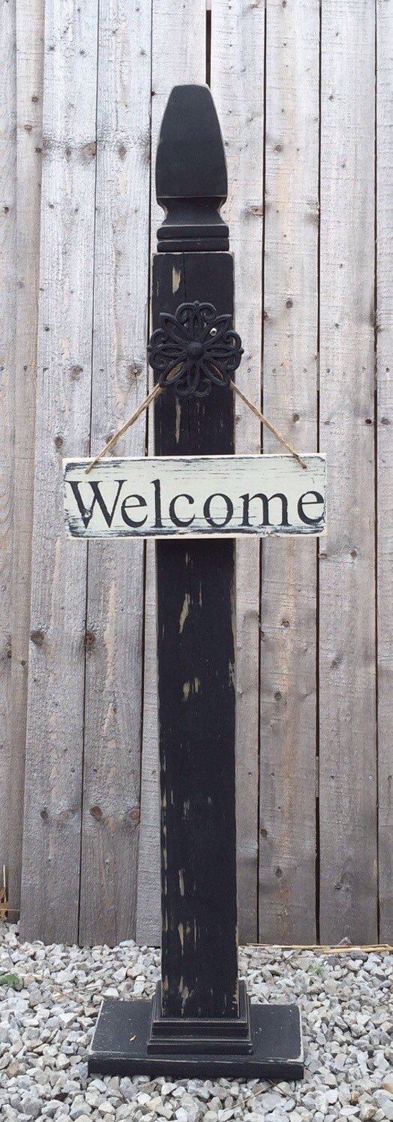 Items similar to Custom Order, Wood 4x4 post, wood post, post for sign