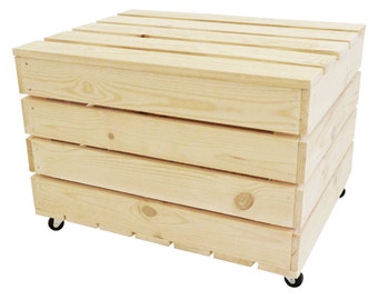 Caisse en bois boîte 50 x 40 x 35 livraison gratuite par ...