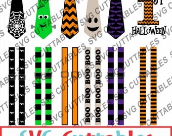 Halloween Tie SVG, DXF, EPS, Vector, Digital Cut File