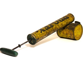 Vintage Garden Sprayer - French Retro Bug Sprayer - Antique Handheld Sprayer - French Vintage Industrial Decor - Mid century Bug Spray