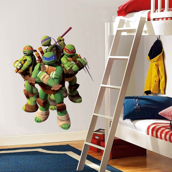Ninja Turtles TMNT Decal Removable Wall Sticker by PrintaDream