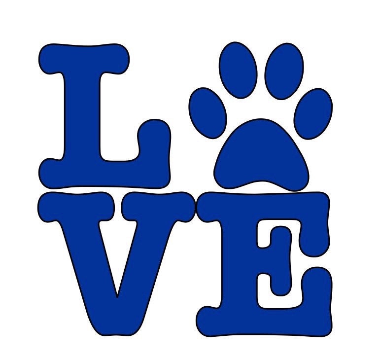Love Pets Decal Love Decal Pet Decals Love Dogs Decal Love
