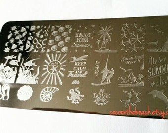 Nail stamping plate for stamping nail art- JQ-L07