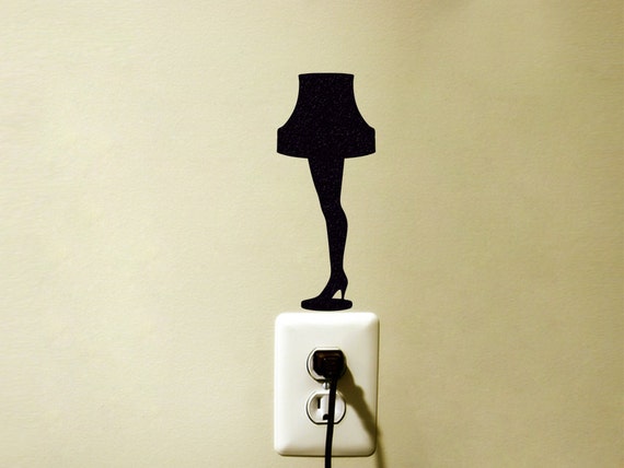 A Christmas Story Leg Lamp Sticker 