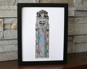 Guardian of Traffic Cleveland Ohio Print