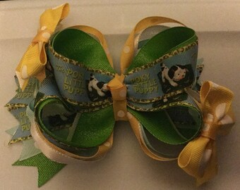 StoryBook Boutique Bow, Boutique Bow, Pokey Little Puppy Boutique Bow, Pokey Little Puppy Clip, Back To School