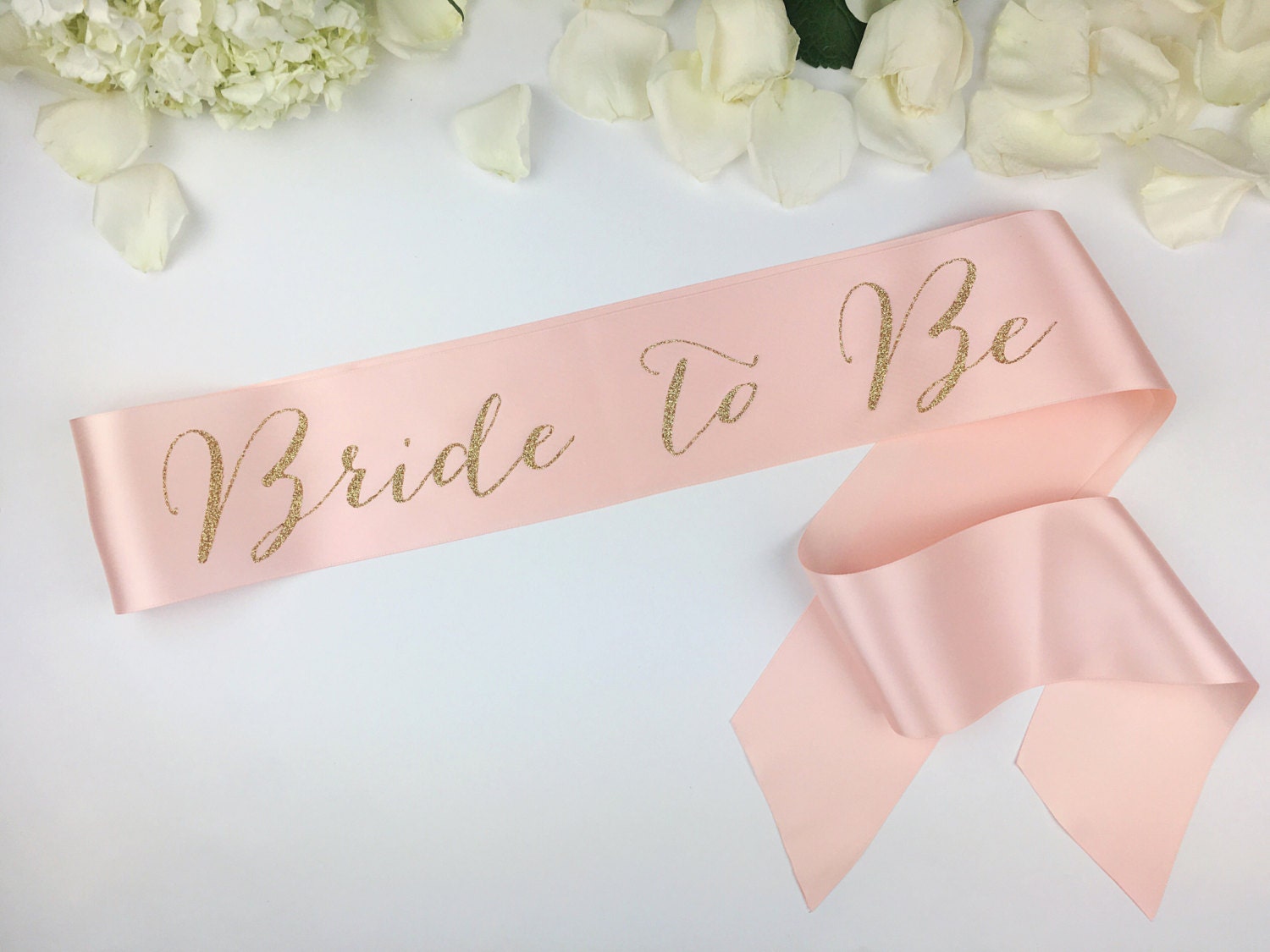 Bride to Be Sash Bachelorette Sash Bridal by ShadesOfPinkBtq