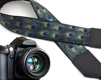 Peacock Camera strap. DSLR /SLR Camera Strap. Camera accessories for photographers. Gift idea!