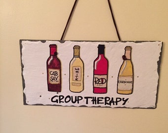 group therapy wine shirt