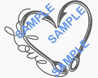 Free Free 68 Heart Fishing Hook Svg SVG PNG EPS DXF File