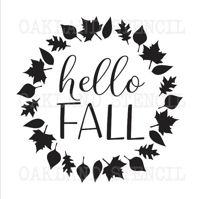 Autumn Thanksgiving STENCIL Hello Fall autumn-thanksgiving-stencil-hello-fall
