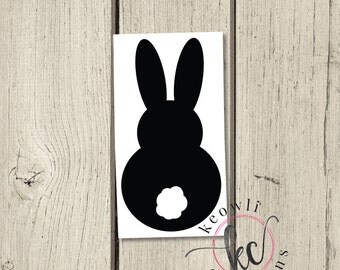 Bunny decal | Etsy