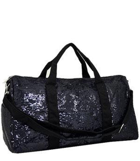 Monogrammed Sequin Duffle Bag Sequine Bag Duffle Bling