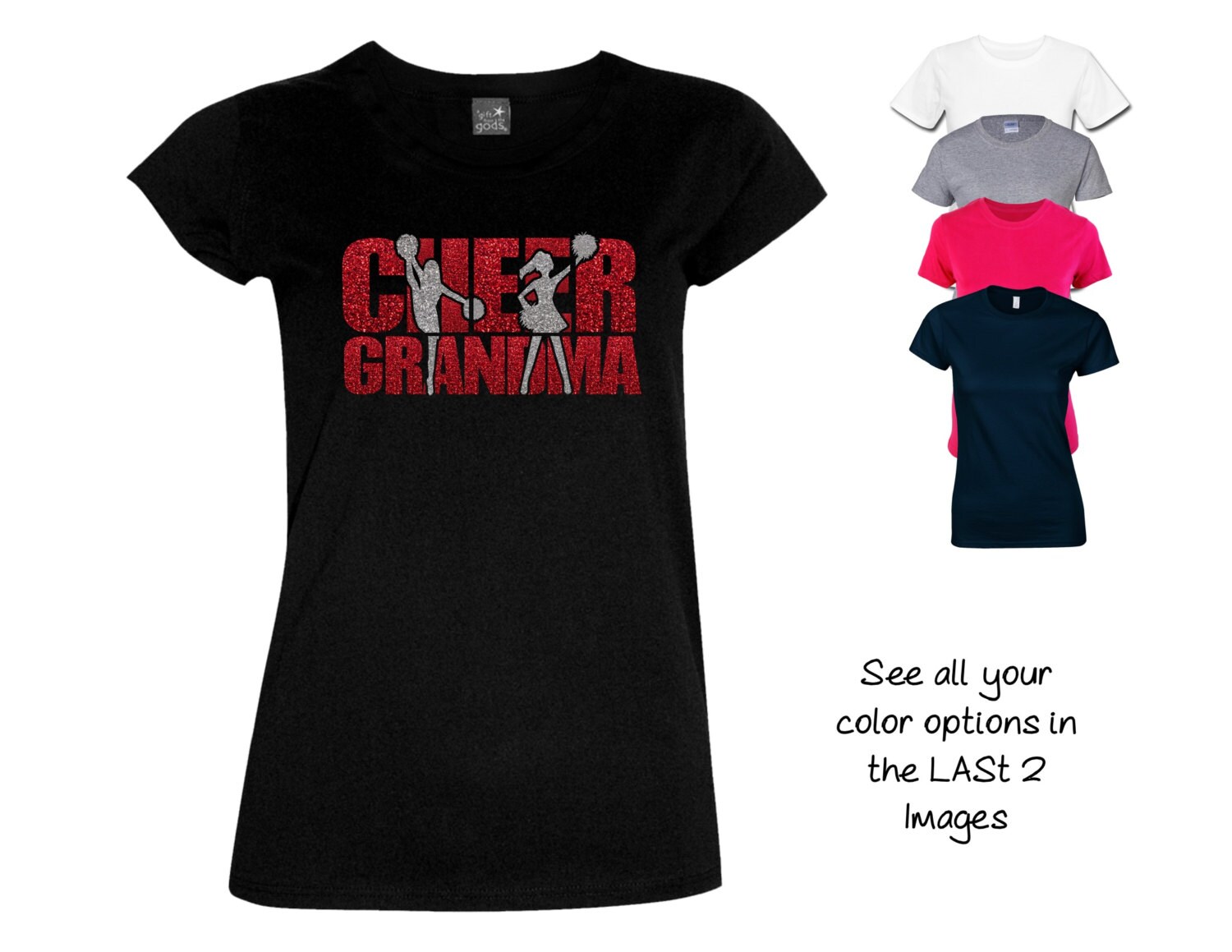 Cheer Grandma Shirt Personalize the Colors by MagicalMemoriesbyJ