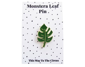 Monstera Leaf Enamel Pin