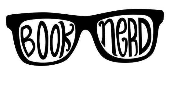 Book Nerd in Glasses | Silhouette design, Book nerd, Design store