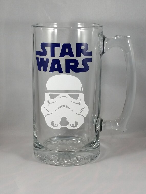 Star Wars Storm Trooper Beer Mug FREE Shipping by GlitzGiftsNMore