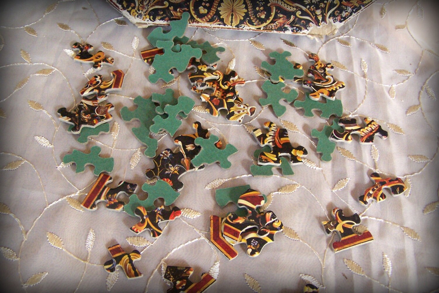 1967 Springbok puzzle Mosaic puzzle Vintage jigsaw by STUFFEZES