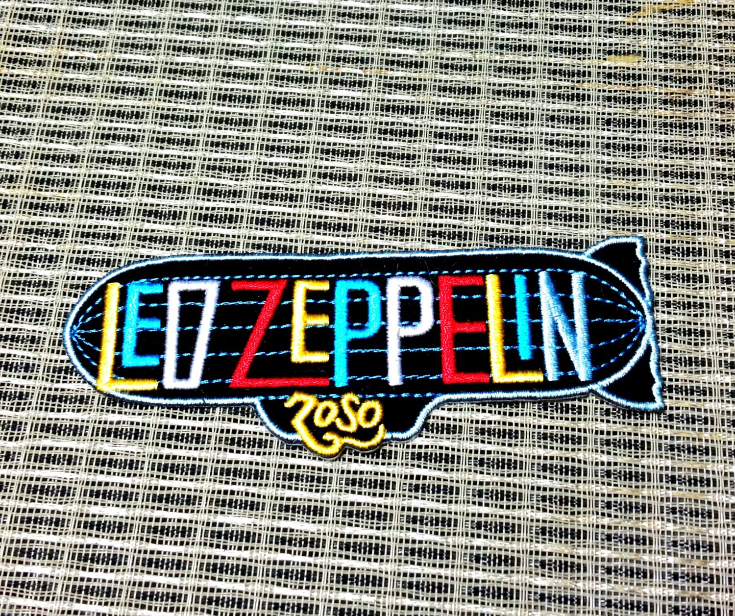 Led Zeppelin Embroidered Iron On Patch 1 1/2'' X 4
