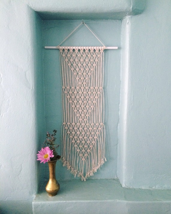 Mini macrame wall hanging by ThisTumbleweed on Etsy