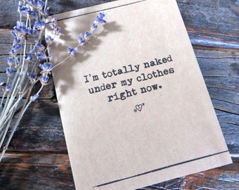 Funny Valentine Card Funny Valentines day Rustic Naughty Valentine Boyfriend Girlfriend Card Husband Wife Fiance valentine