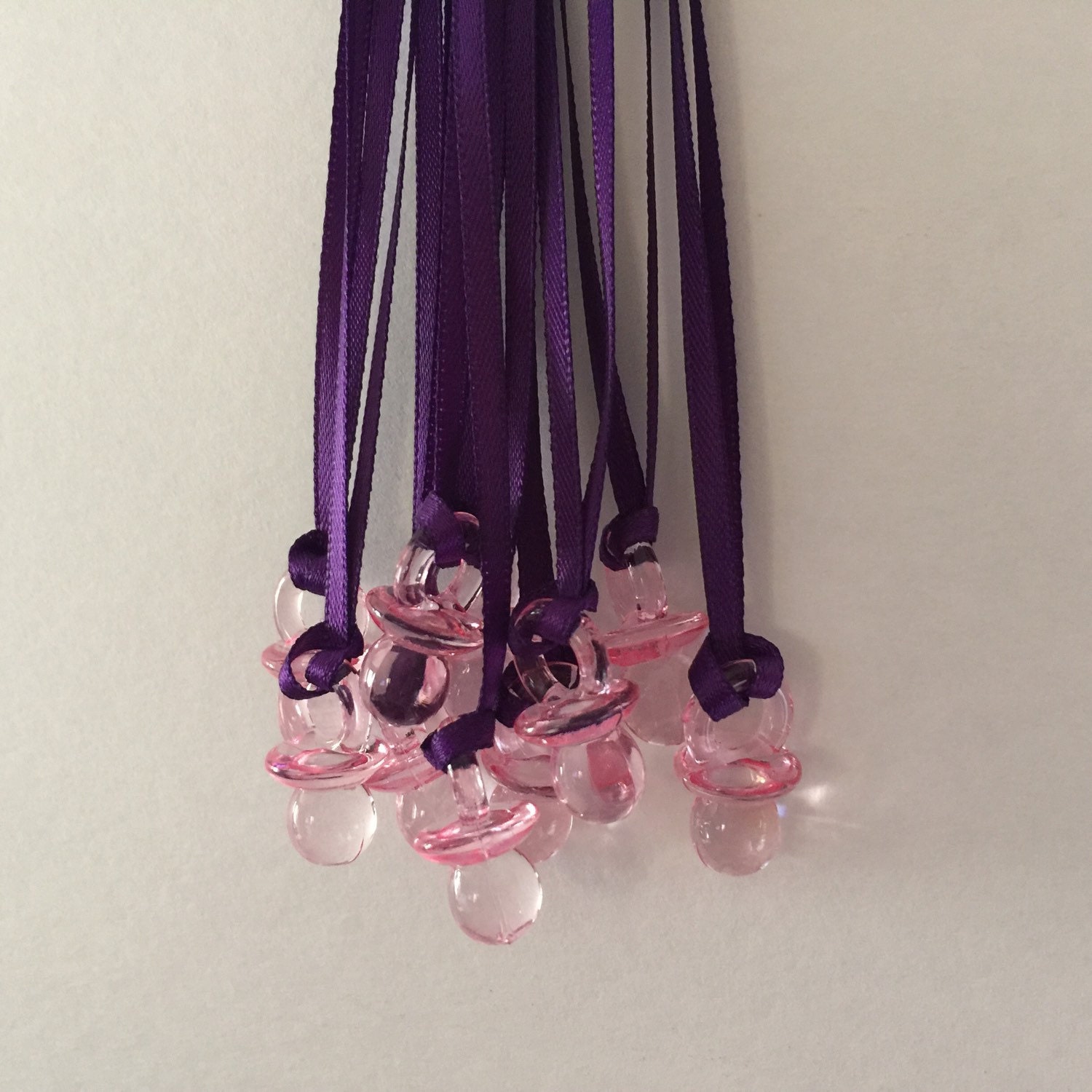 Baby Shower Pacifier Favors Set of 12 Small by MyKraftygoodness