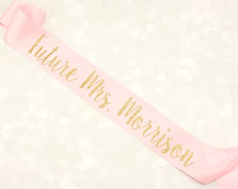 The Bride Sash. Bachelorette Party Sash. Satin Sash. Bride to Be Sash. Bachelorette Sash. Bachelorette Party Accessory.