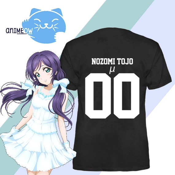 Nozomi Tojo μ Jersey Style 00 Love Live Inspired Anime T-Shirt