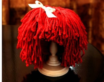 For All Ages, Raggedy Ann Doll Hair Wig Costume Hat!