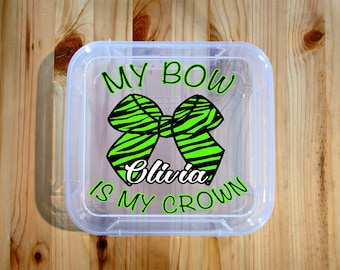 Cheer Bow Holder, Cheer Bow Box, Cheer Bow Case, Cheerleading Gifts Personalized, Cheer Team Gifts, Cheer Gifts, Cheerleader, Cheer Mom Gift