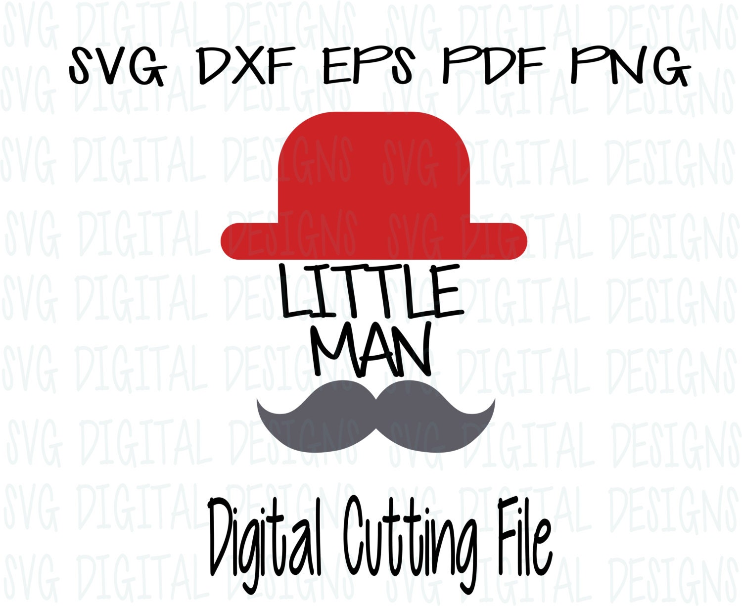 Download Baby Boy Svg File Boys Hat and Mustache Svg Design Cutting