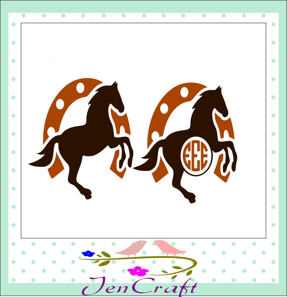 Download Horse Monogram Svg Cuttable Design SVG Eps Dxf by ...