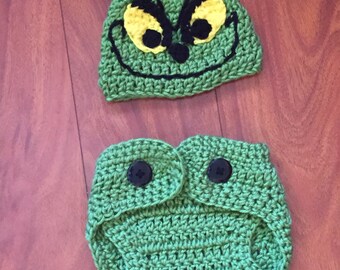Crochet Baby Grinch Costume