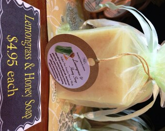 Lemongrass & Honey Soap 5oz